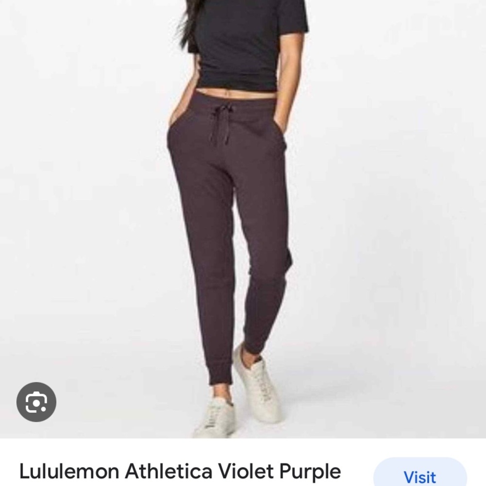 Lululemon purple grey sweatpants